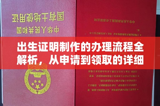 共青城出生证明制作的办理流程全解析，从申请到领取的详细指南